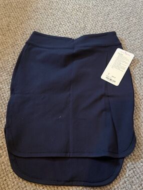 lululemon athletica City Navy Layered Pencil Skirt